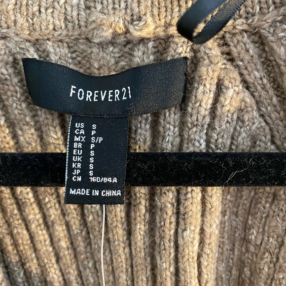 Brown forever 21 cardigan - Picture 2 of 4
